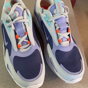 Nike Air Max Sneakers in Lavender Blue and Orange